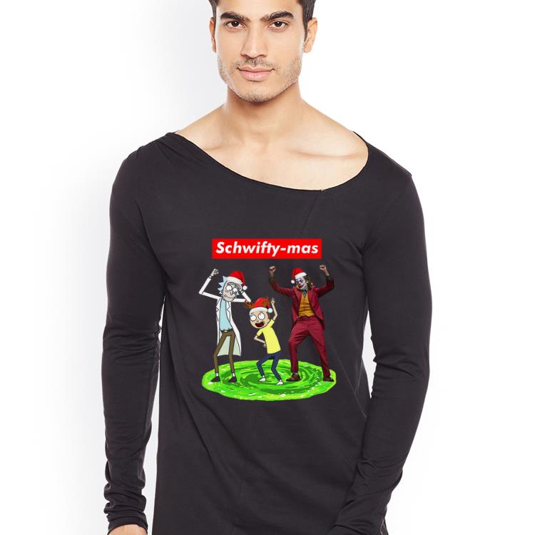 Great Schwifty mas Rick and Morty and Joker dancing shirt 4 - Great Schwifty mas Rick and Morty and Joker dancing shirt