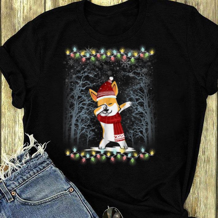 Hot Funny Dabbing Corgi Santa Hat Christmas Gift shirt 4 - Hot Funny Dabbing Corgi Santa Hat Christmas Gift shirt