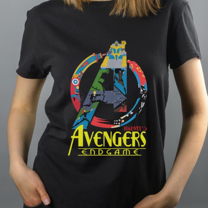 Hot Marvel Avengers Endgame logo full colors shirt 4 - Hot Marvel Avengers Endgame logo full colors shirt