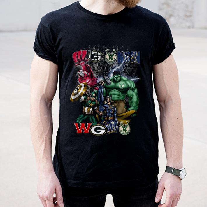 Hot Marvel Avengers Wisconsin shirt 4 - Hot Marvel Avengers Wisconsin shirt