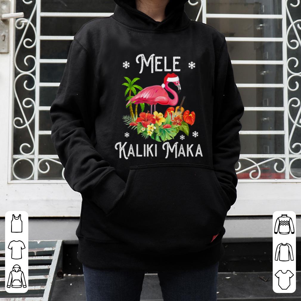 Hot Mele Kalikimaka Flamingo Merry Christmas shirt 4 1 - Hot Mele Kalikimaka Flamingo Merry Christmas shirt