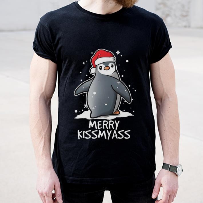 Hot Penguins Merry Kissmyass Christmas shirt 4 - Hot Penguins Merry Kissmyass Christmas shirt