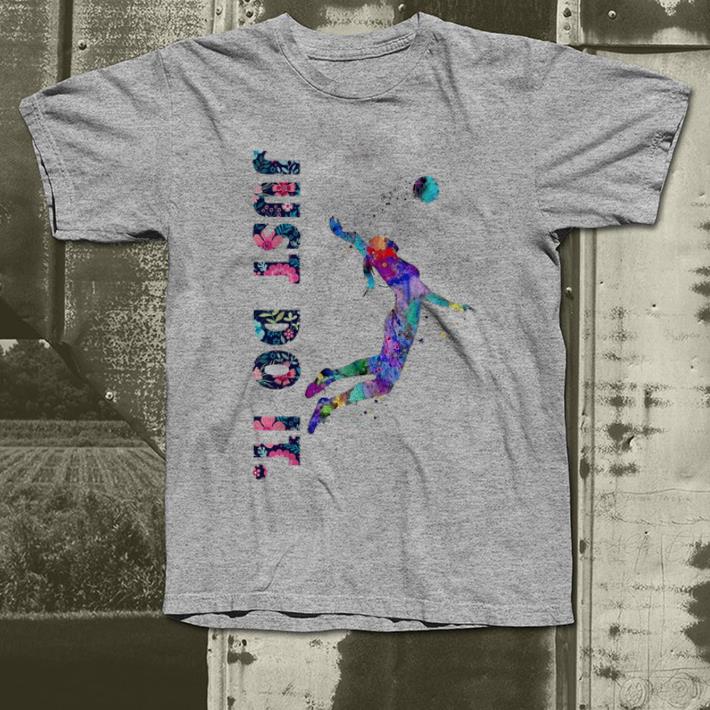 Hot Volleyball Girl Just Do It Flower shirt 4 - Hot Volleyball Girl Just Do It Flower shirt