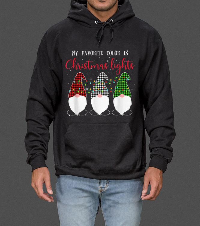 My Favorite Color Is Christmas Lights Three Gnomes Gift sweater 4 - My Favorite Color Is Christmas Lights Three Gnomes Gift sweater