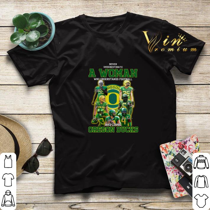 Never underestimate a woman who football and loves Oregon Ducks shirt sweater Never underestimate a woman who football and loves Oregon Ducks shirt sweater 4 - Never underestimate a woman who football and loves Oregon Ducks shirt sweater