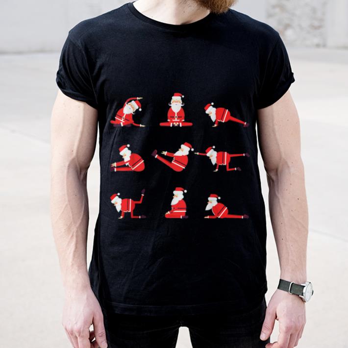 Nice Christmas Santa Claus Meditation Yoga Lover shirt 4 - Nice Christmas Santa Claus Meditation Yoga Lover shirt