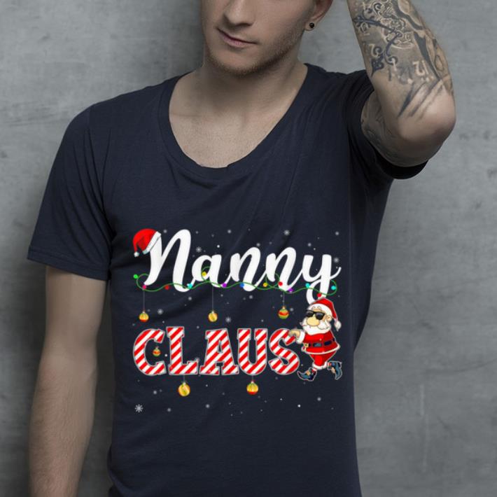 Nice Cute Christmas Nanny Santa Hat Gift Matching Family Xmas shirt 4 - Nice Cute Christmas Nanny Santa Hat Gift Matching Family Xmas shirt