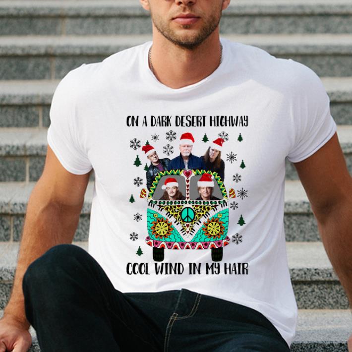Nice Eagles band hippie car on a dark desert highway cool wind in my hair christmas shirt 4 - Nice Eagles band hippie car on a dark desert highway cool wind in my hair christmas shirt
