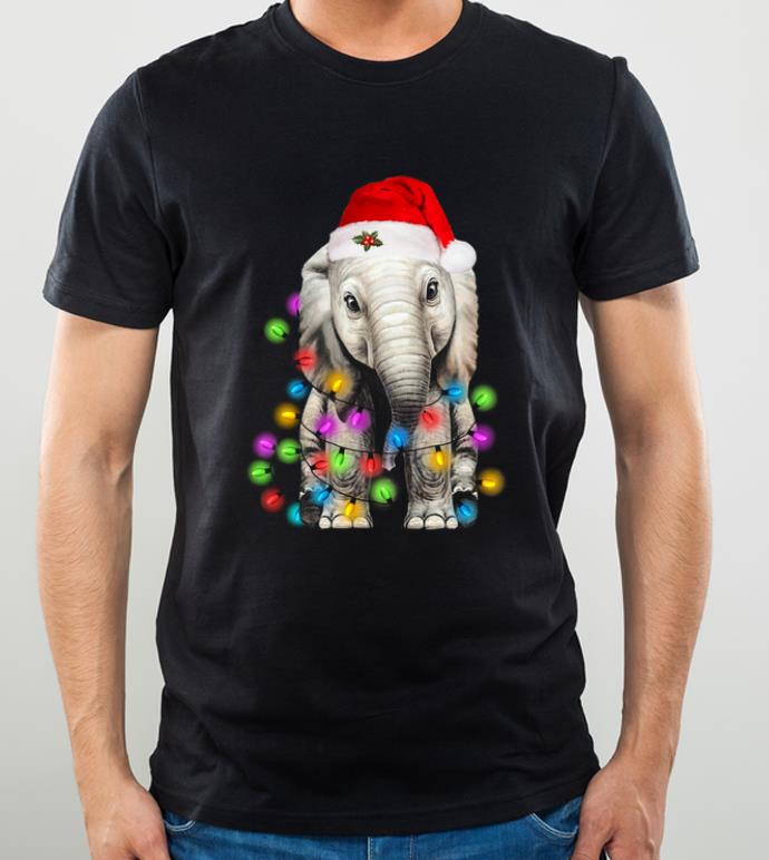 Nice Elephant Santa Light Christmas shirt 4 - Nice Elephant Santa Light Christmas shirt