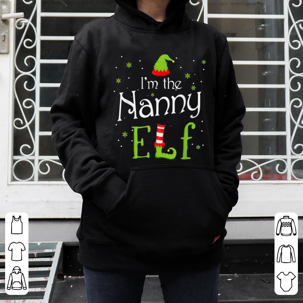 Nice I m The Nanny Elf Christmas Gift Idea Xmas Family shirt 4 - Nice I'm The Nanny Elf Christmas Gift Idea Xmas Family shirt