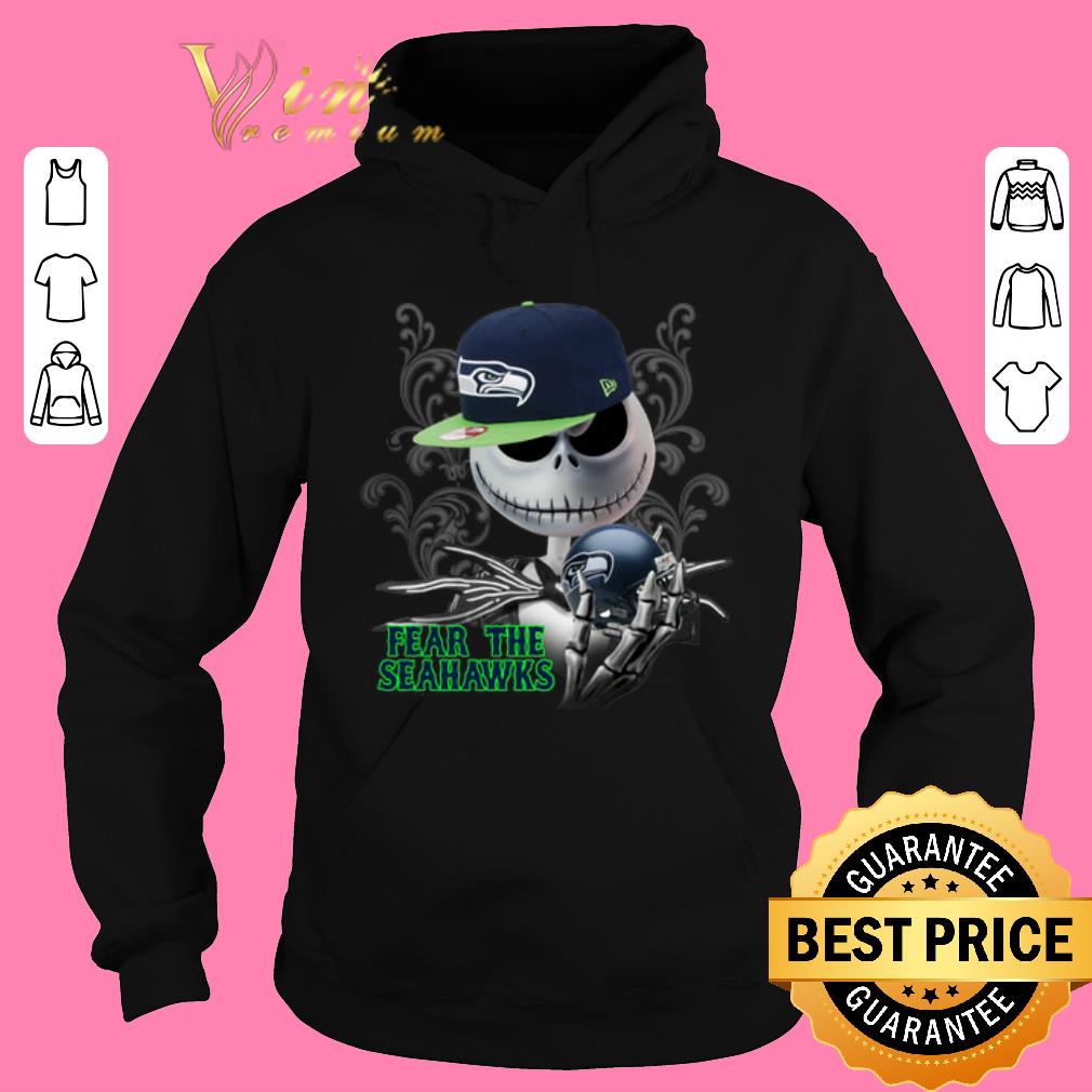 Nice Jack Skellington fear the Seattle Seahawks shirt sweater 4 - Nice Jack Skellington fear the Seattle Seahawks shirt sweater