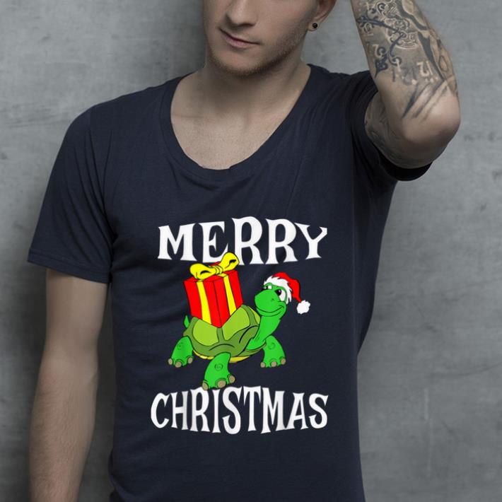 Nice Merry Christmas Turtle Santa Hat Cute XMAS Present Gift shirt 4 - Nice Merry Christmas Turtle Santa Hat Cute XMAS Present Gift shirt