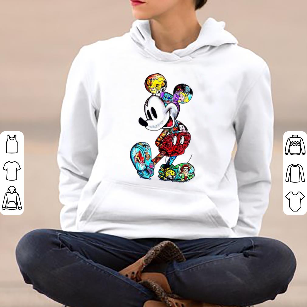 Nice Mickey Mouse With Disney Tattoos shirt 4 - Nice Mickey Mouse With Disney Tattoos shirt
