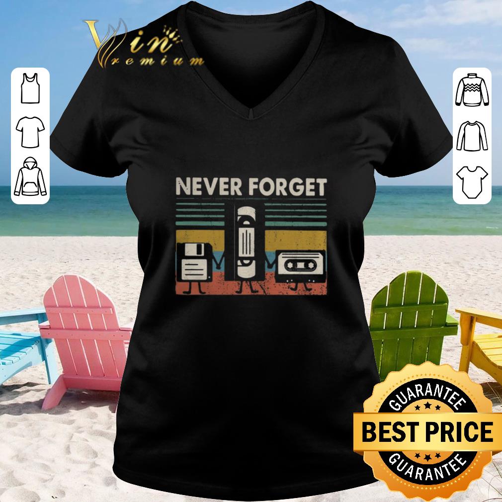 Nice Never Forget Floppy Disk VHS Cassette Tape vintage shirt sweater 2019 2 - Nice Never Forget Floppy Disk VHS Cassette Tape vintage shirt sweater 2019