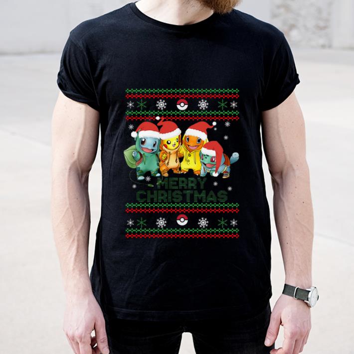 Nice Santa Pokemons Ugly Merry Christmas shirt 4 - Nice Santa Pokemons Ugly Merry Christmas shirt