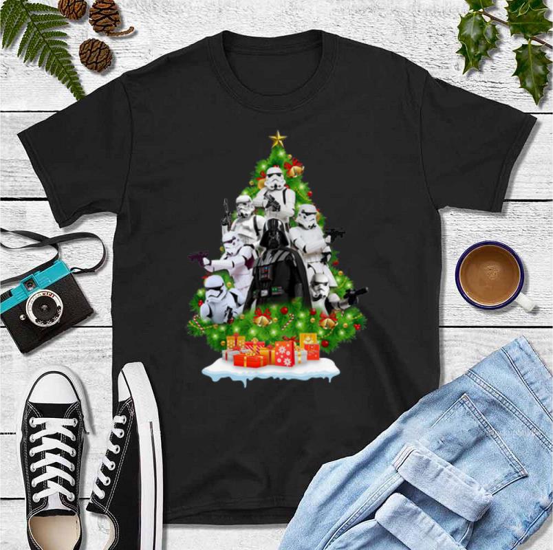 Nice Star Wars Darth Vader And Stormtrooper Christmas Tree shirt 4 - Nice Star Wars Darth Vader And Stormtrooper Christmas Tree shirt