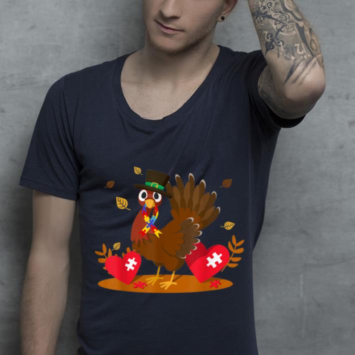 Nice Turkey Autism Awareness Thanksgiving day lover gifts shirt 4 - Nice Turkey Autism Awareness Thanksgiving day lover gifts shirt