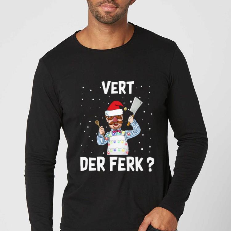 Nice Vert Der Ferk christmas Santa Chef shirt 4 - Nice Vert Der Ferk christmas Santa Chef shirt
