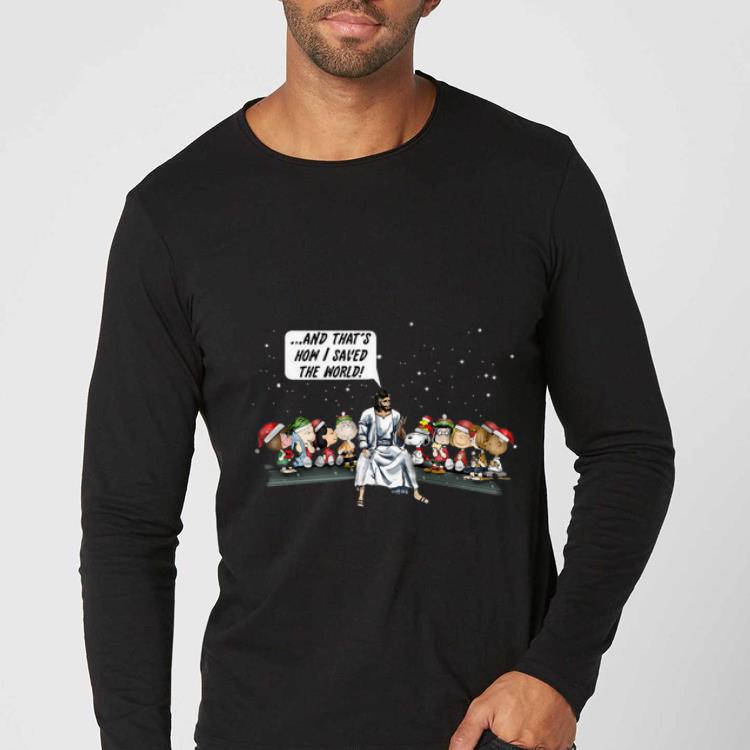 Official And that s how I saved the world Peanuts and Jesus shirt 4 - Official And that’s how I saved the world Peanuts and Jesus shirt