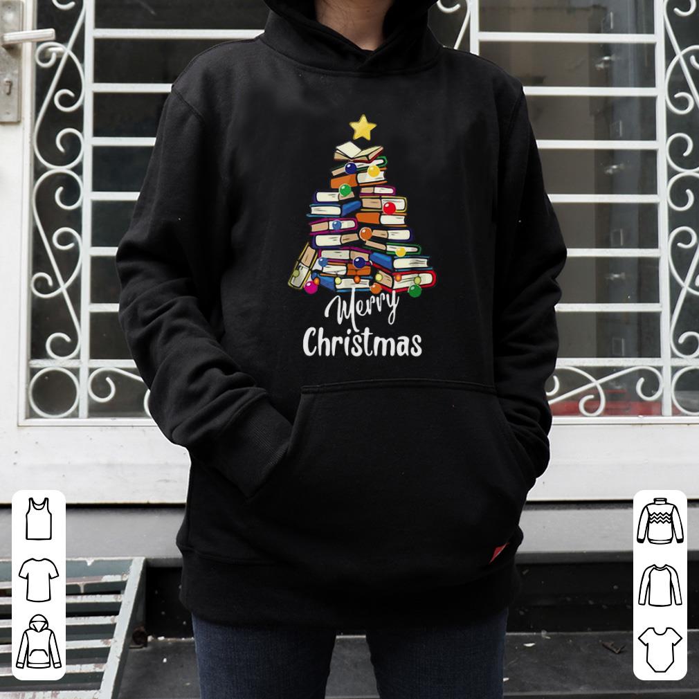 Official Books Christmas Tree Merry Christmas shirt 4 - Official Books Christmas Tree Merry Christmas shirt