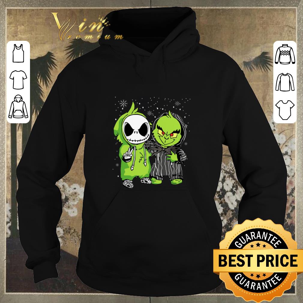 Official Christmas Baby Jack Skellington and Grinch shirt Official Christmas Baby Jack Skellington and Grinch shirt 4 - Official Christmas Baby Jack Skellington and Grinch shirt