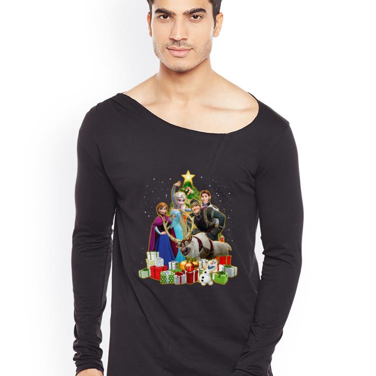 Official Disney Frozen Characters Christmas Tree shirt 4 - Official Disney Frozen Characters Christmas Tree shirt