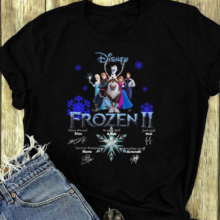 Official Disney Frozen Ii Character Signatures shirt 4 - Official Disney Frozen Ii Character Signatures shirt