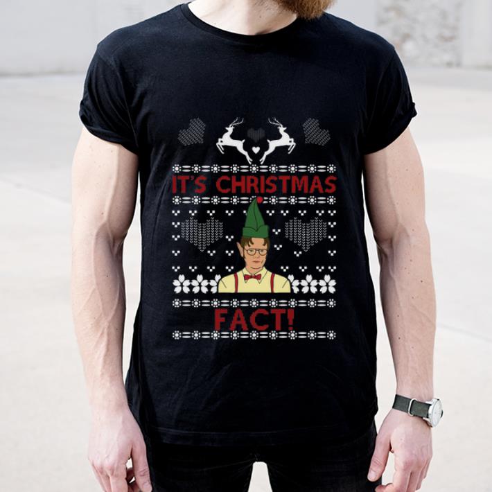 Official Dwight Schrute It s Christmas Fact Ugly Christmas shirt 4 - Official Dwight Schrute It’s Christmas Fact Ugly Christmas shirt