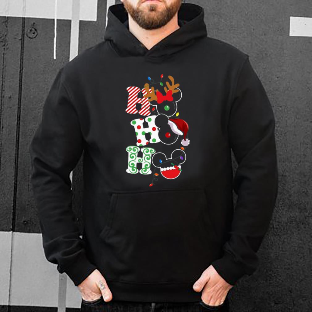Official Ho Ho Ho Santa Mickey Mouse Christmas shirt 4 - Official Ho Ho Ho Santa Mickey Mouse Christmas shirt