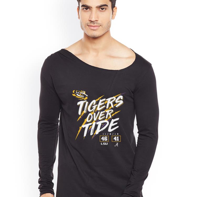 Official Lsu Tigers 46 Alabama 41 Tigers Over Tide shirt 4 - Official Lsu Tigers 46 Alabama 41 Tigers Over Tide shirt