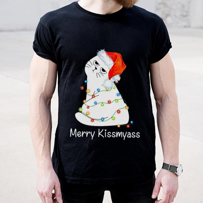 Official Merry Kissmyass Cat Lover Christmas shirt 4 - Official Merry Kissmyass Cat Lover Christmas shirt