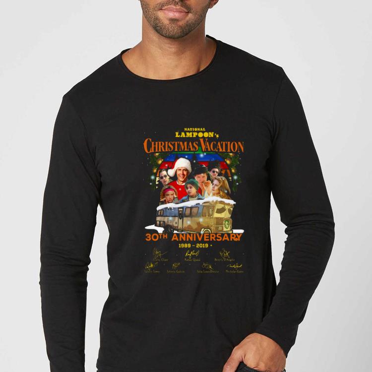 Official National Lampoon s Christmas Vacation 30th Anniversary Signature Vintage shirt 4 - Official National Lampoon’s Christmas Vacation 30th Anniversary Signature Vintage shirt