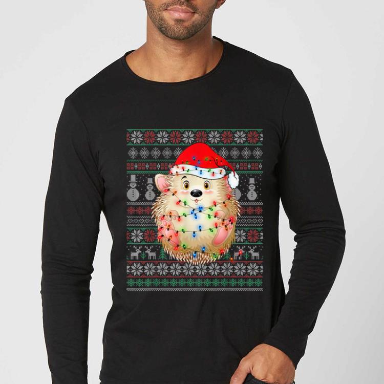 Official Porcupine Christmas Light Ugly Christmas shirt 4 - Official Porcupine Christmas Light Ugly Christmas shirt