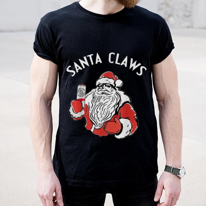 Official Santa Claws Christmas White Claw Hard Seltzer shirt 4 - Official Santa Claws Christmas White Claw Hard Seltzer shirt