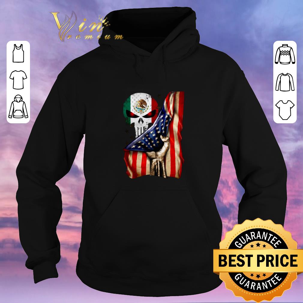 Official Skull 4th Of July independence day Mexico United States shirt sweater 4 - Official Skull 4th Of July independence day Mexico United States shirt sweater