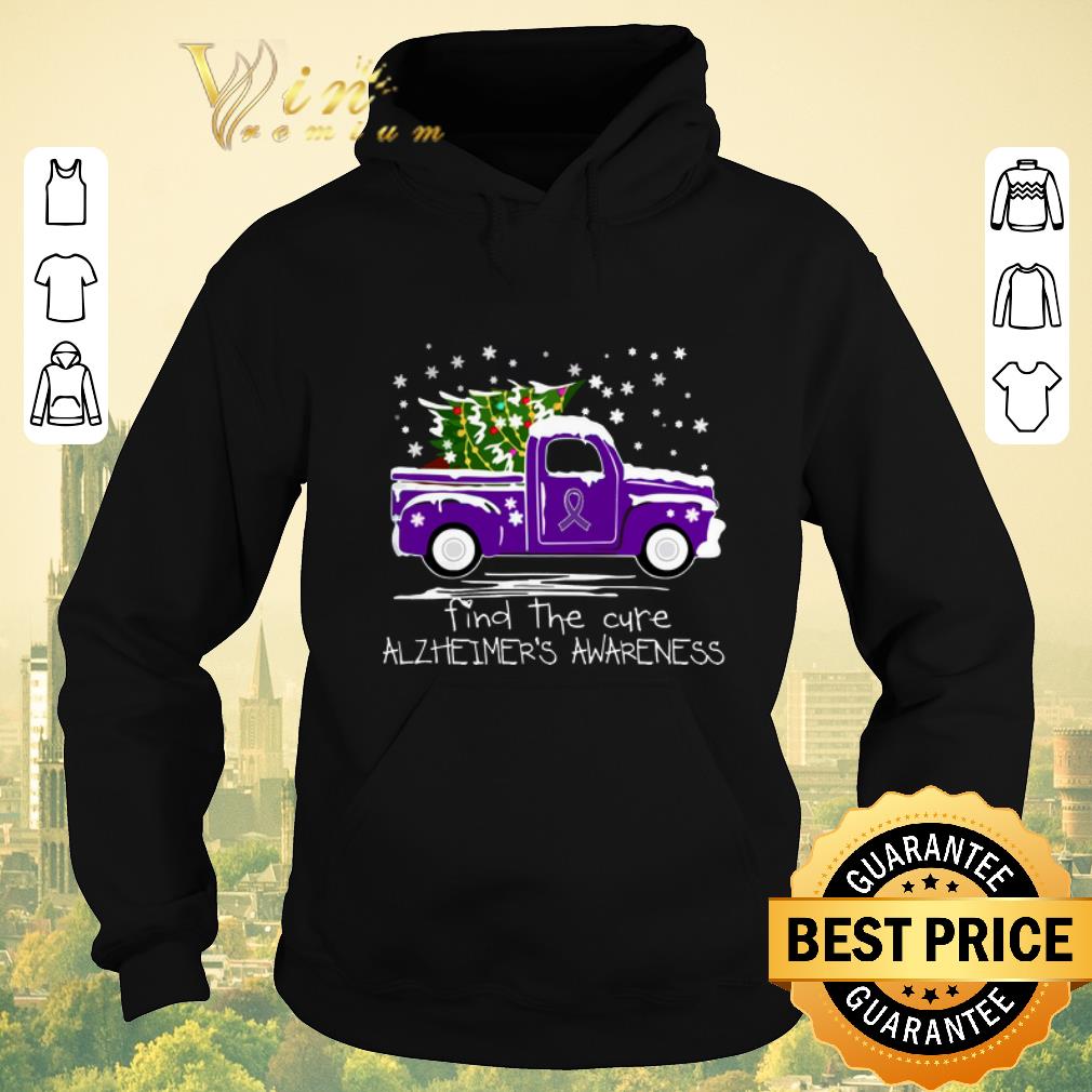 Official Truck find the cure Alzheimer s Awareness Christmas shirt sweater 4 - Official Truck find the cure Alzheimer's Awareness Christmas shirt sweater
