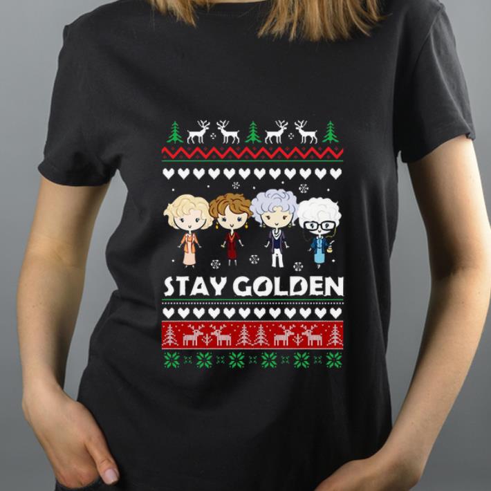 Official Ugly Christmas Stay Golden Girl shirt 4 - Official Ugly Christmas Stay Golden Girl shirt