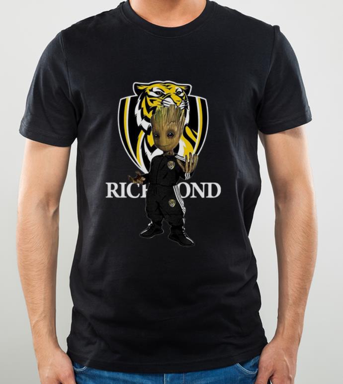 Original Baby Groot Richmond Tiger shirt 4 - Original Baby Groot Richmond Tiger shirt