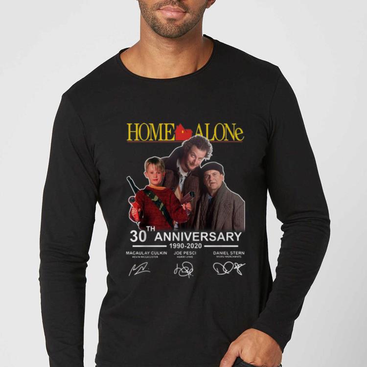 Original Home Alone 30th Anniversary 1990 2020 Signatures shirt 4 - Original Home Alone 30th Anniversary 1990-2020 Signatures shirt