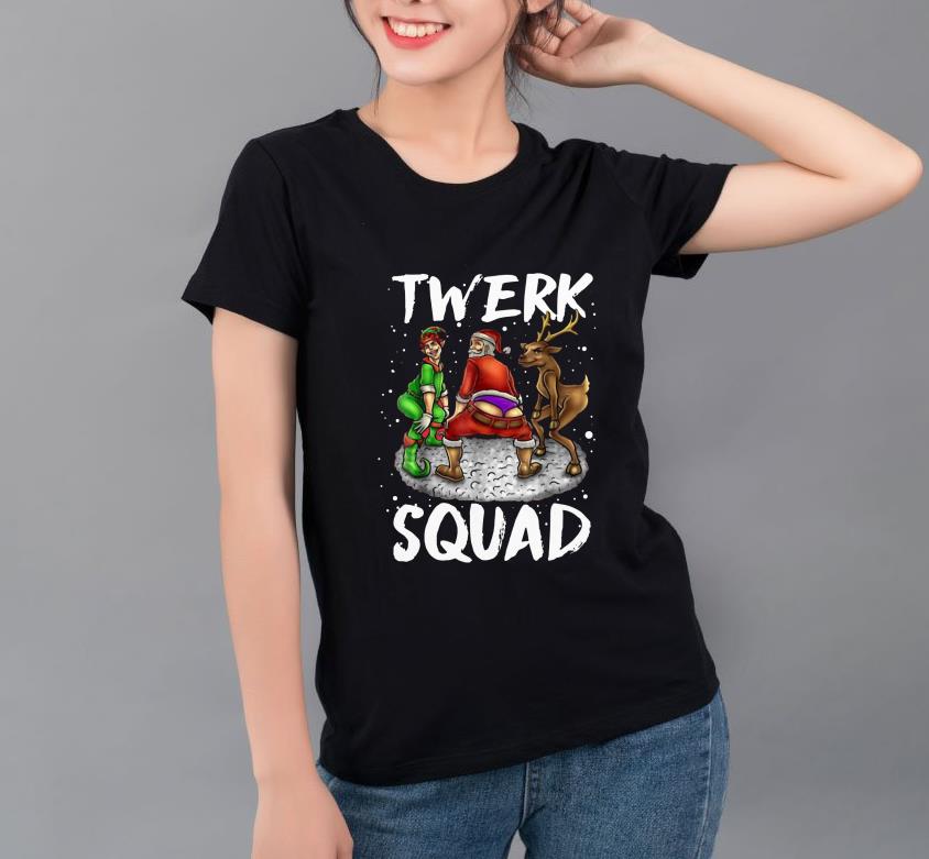 Original Santa Elf Twerking Twerk Squad Christmas shirt 4 - Original Santa Elf Twerking Twerk Squad Christmas shirt