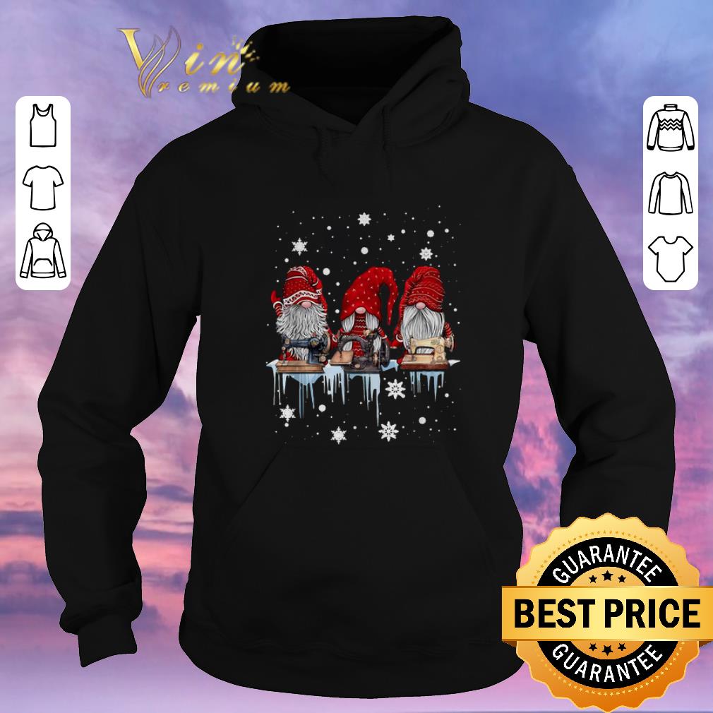 Premium Christmas Gnome sewing machine shirt 4 - Premium Christmas Gnome sewing machine shirt
