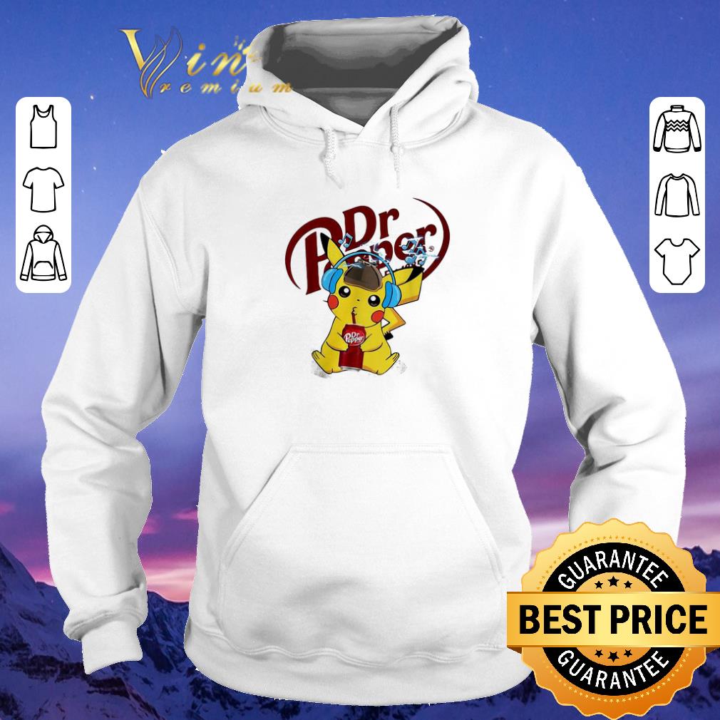 Premium Detective Pikachu drinking Dr Pepper shirt sweater Premium Detective Pikachu drinking Dr Pepper shirt sweater 4 - Premium Detective Pikachu drinking Dr Pepper shirt sweater