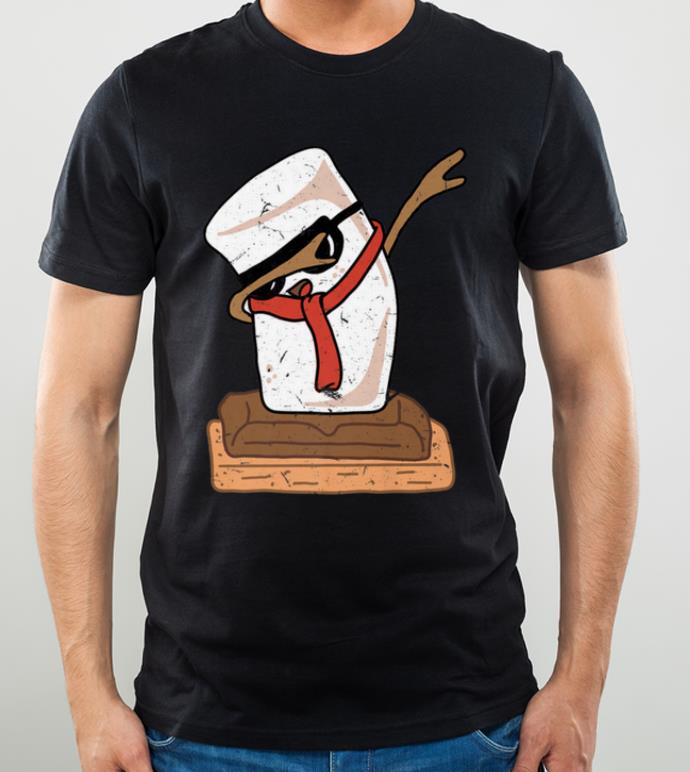 Premium Funny Dabbing Marshmallows S mores Day Christmas shirt 4 - Premium Funny Dabbing Marshmallows S'mores Day Christmas shirt