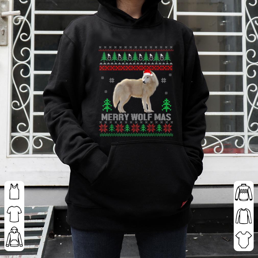 Premium Funny Wolf Santa Hat Ugly Christmas Sweater Funny Holiday shirt 4 - Premium Funny Wolf Santa Hat Ugly Christmas Sweater Funny Holiday shirt