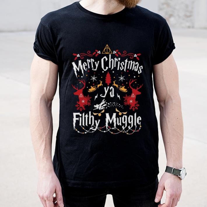 Premium Harry Potter Merry Christmas ya Fillhy Muggle Christmas shirt 4 - Premium Harry Potter Merry Christmas ya Fillhy Muggle Christmas shirt