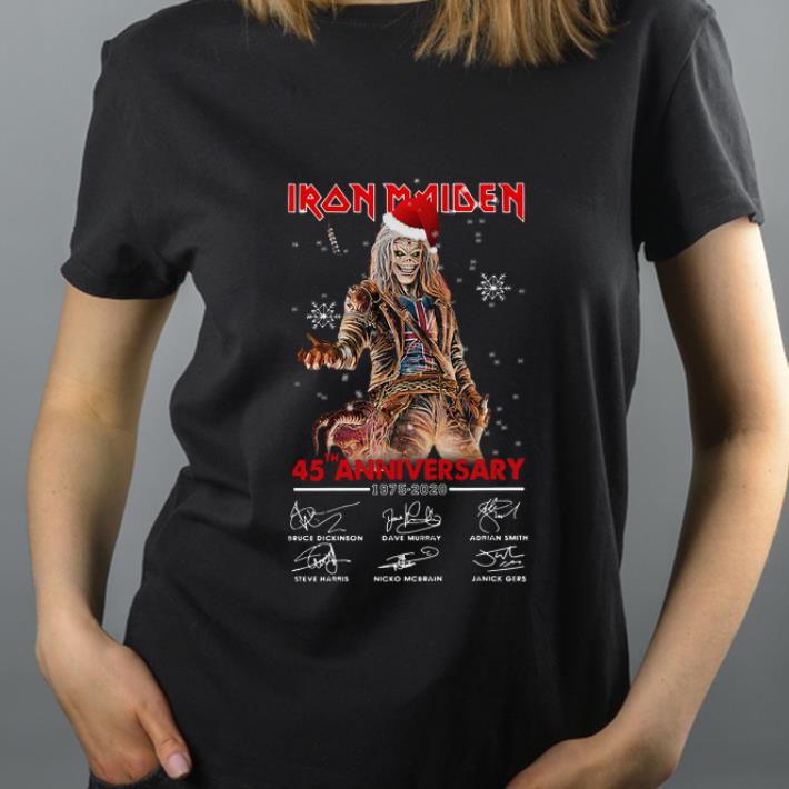 Premium Iron Maiden 45th Anniversary 1975 2020 Signatures shirt 4 - Premium Iron Maiden 45th Anniversary 1975 2020 Signatures shirt