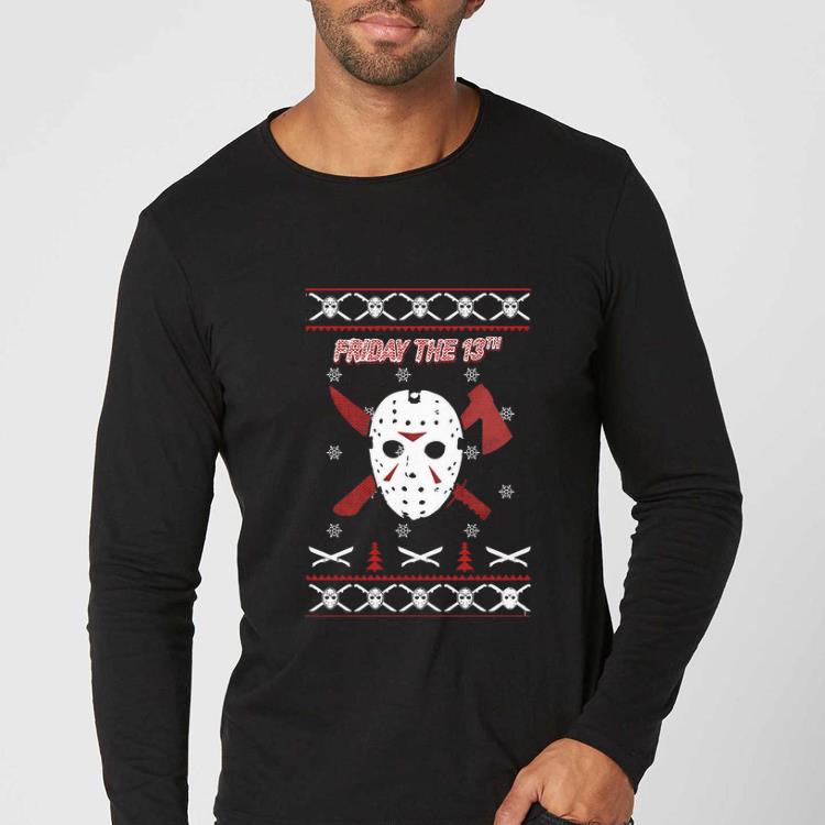 Premium Jason Voorhees Friday the 13th ugly Christmas shirt 4 - Premium Jason Voorhees Friday the 13th ugly Christmas shirt
