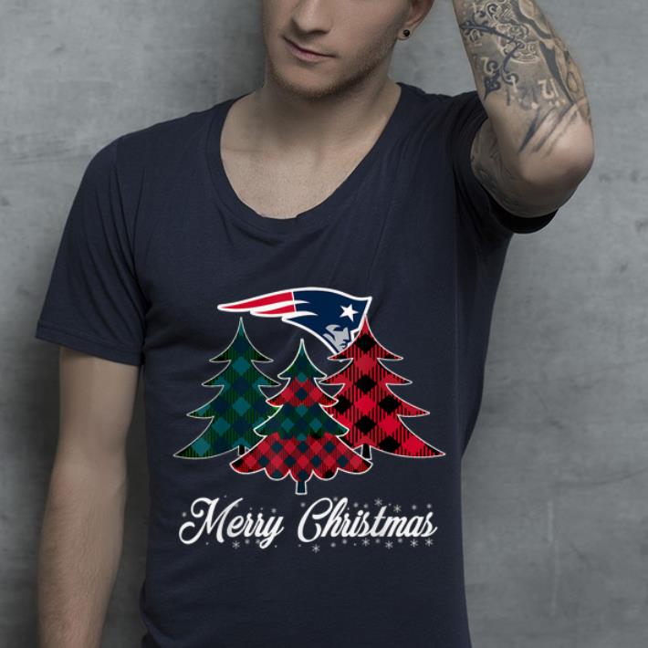 Premium New England Patriots Merry Christmas Tree Football Team shirt 4 - Premium New England Patriots Merry Christmas Tree Football Team shirt