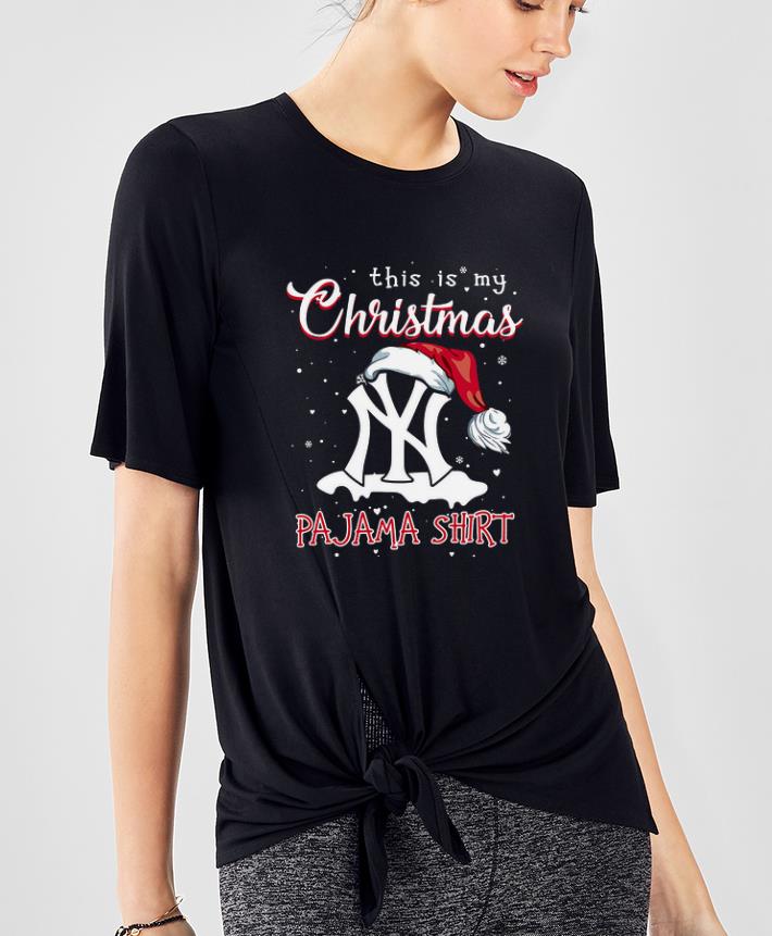 Premium New York Yankees this is my Christmas Pajama shirt 4 - Premium New York Yankees this is my Christmas Pajama shirt