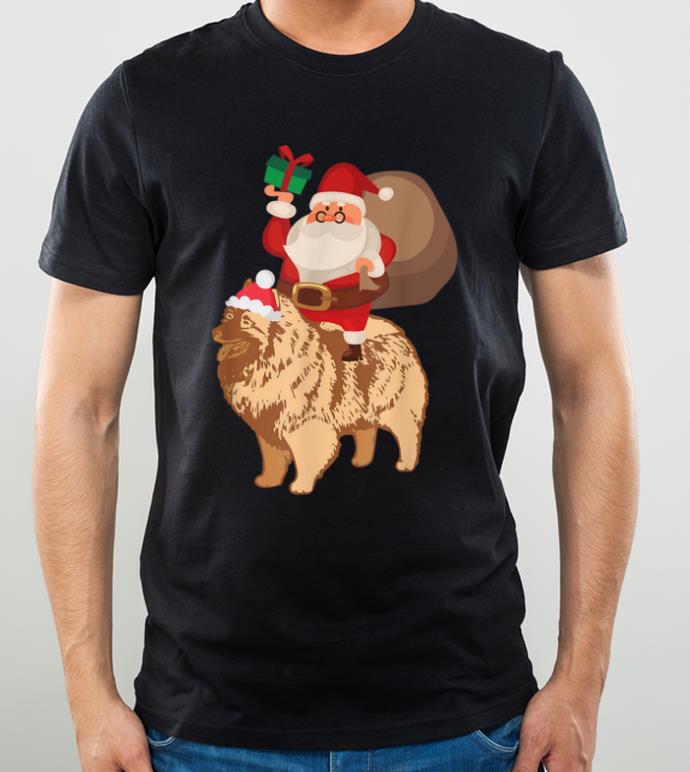 Premium Santa Riding Keeshond Christmas Pajama Gift shirt 4 - Premium Santa Riding Keeshond Christmas Pajama Gift shirt